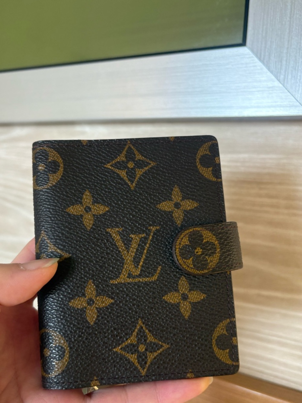 Auth LOUIS VUITTON Monogram Agenda Mini Day Planner Cover